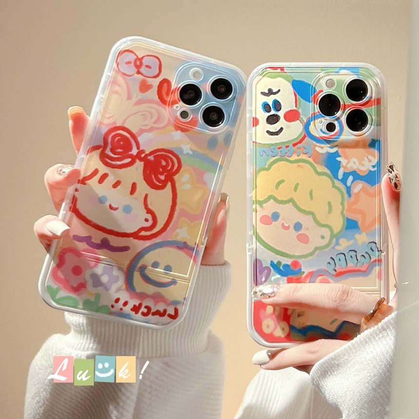 Phone Couple Case Cartoon