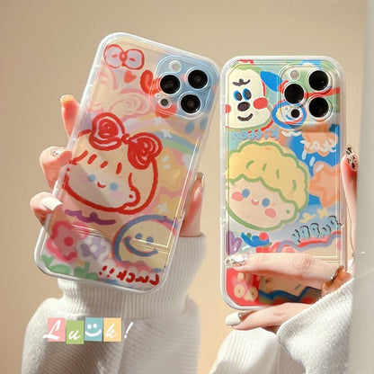 Phone Couple Case Cartoon