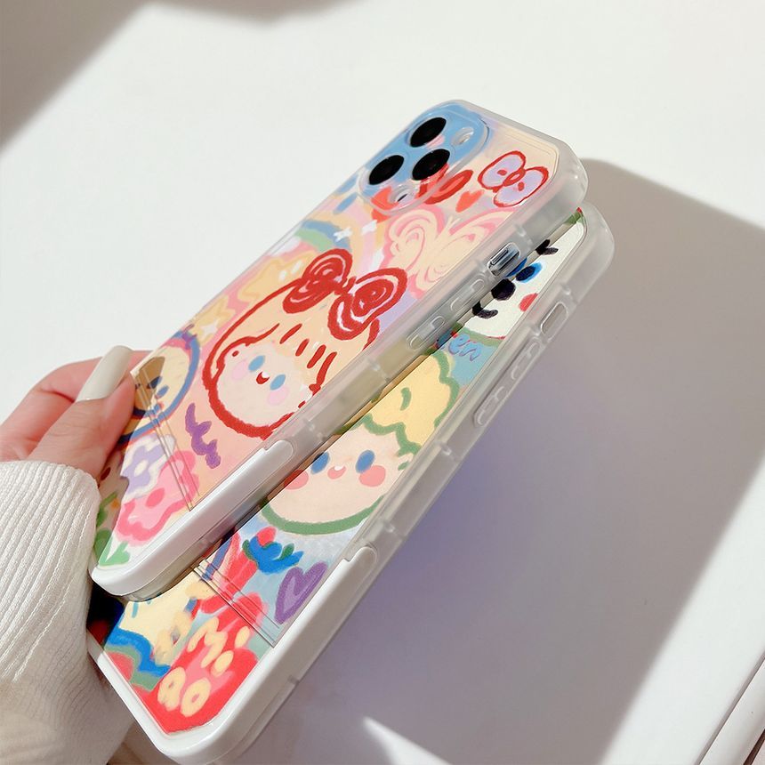 Phone Couple Case Cartoon