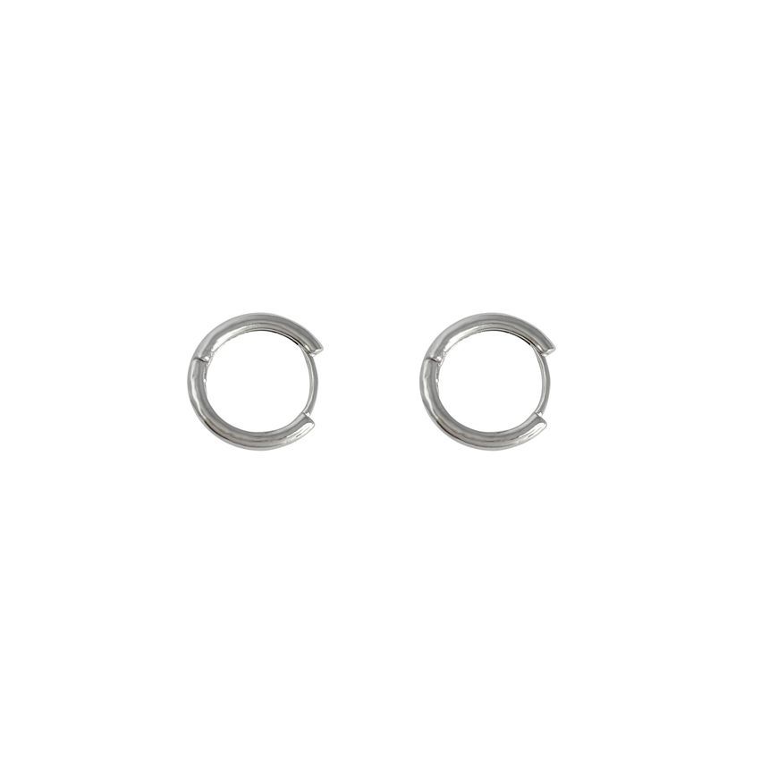 Alloy Hoop Polished Earring
