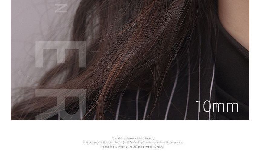 Alloy Hoop Polished Earring