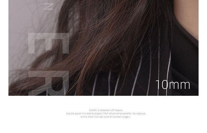 Alloy Hoop Polished Earring