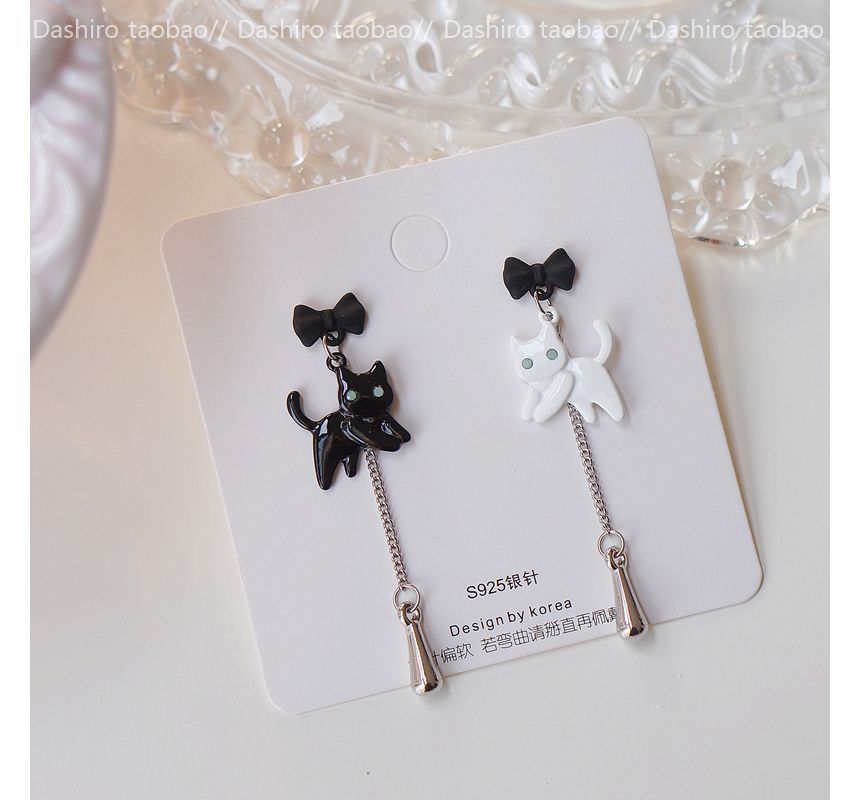 Cat Alloy designs) Asymmetrical Dangle Earring (various