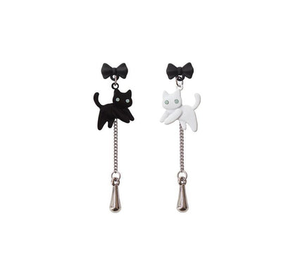 Cat Alloy designs) Asymmetrical Dangle Earring (various