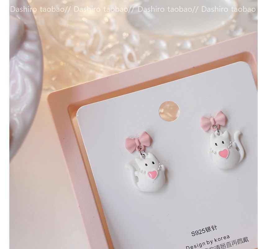 Cat Alloy designs) Asymmetrical Dangle Earring (various