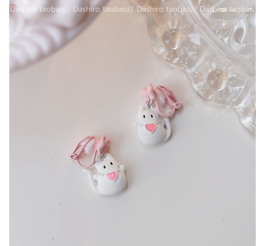 Cat Alloy designs) Asymmetrical Dangle Earring (various