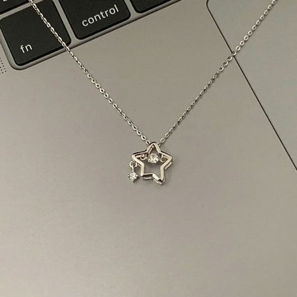 Alloy Choker Star Pendant