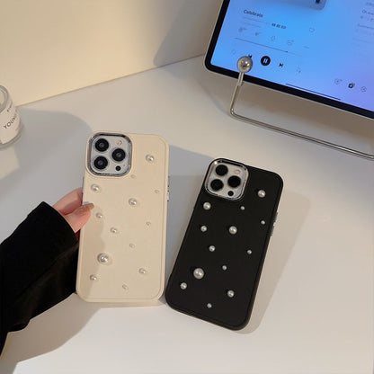 Phone Case Faux Pearl