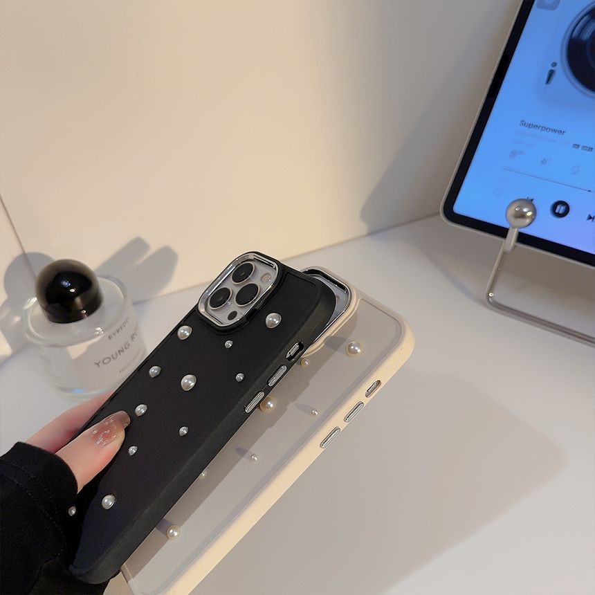 Phone Case Faux Pearl