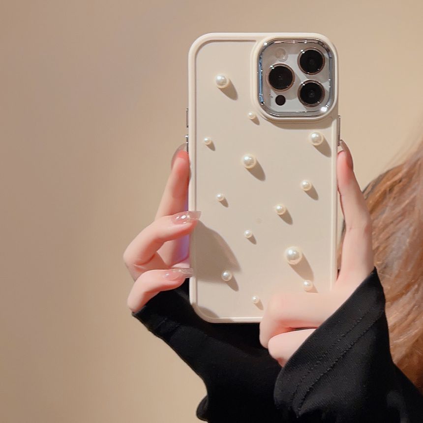 Phone Case Faux Pearl