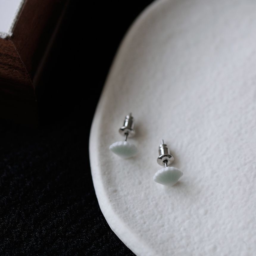 Silver Earring Shell Sterling