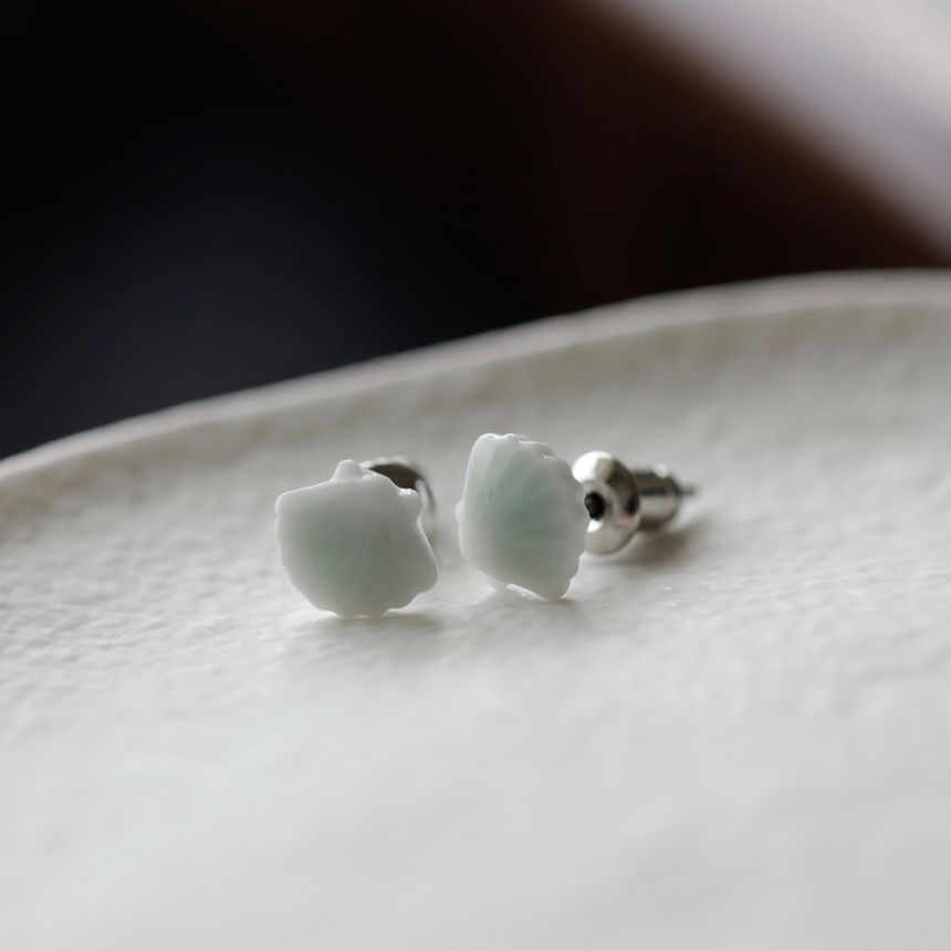 Silver Earring Shell Sterling