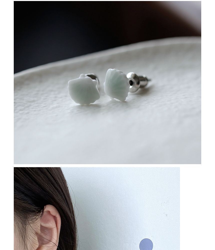 Silver Earring Shell Sterling