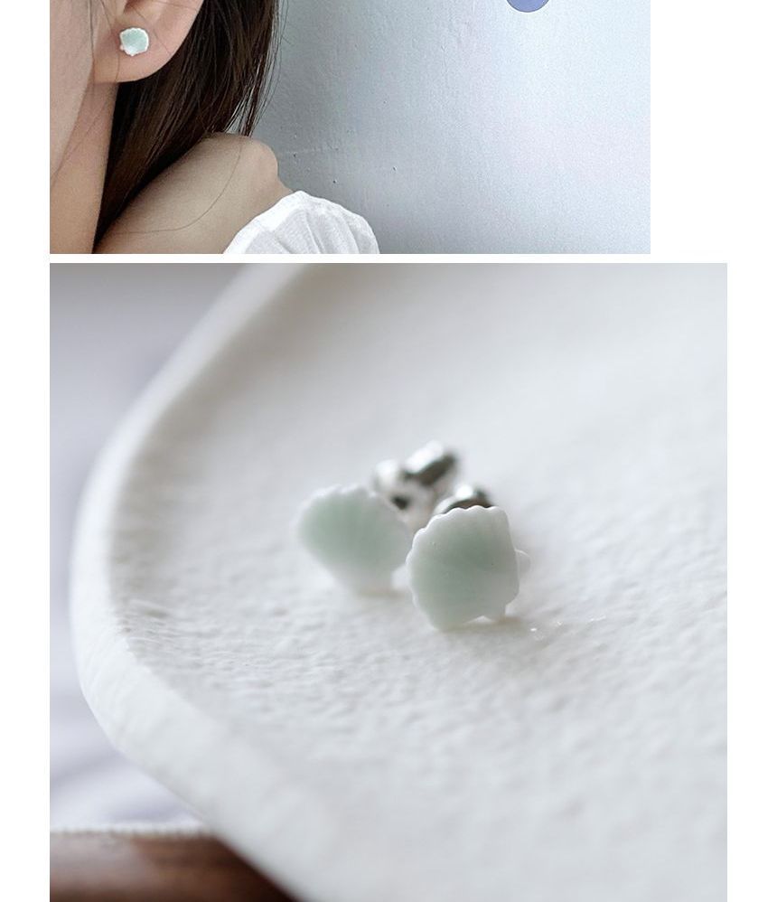 Silver Earring Shell Sterling