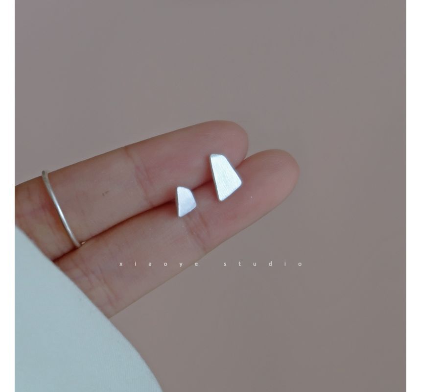 Silver Earring Sterling Geometric