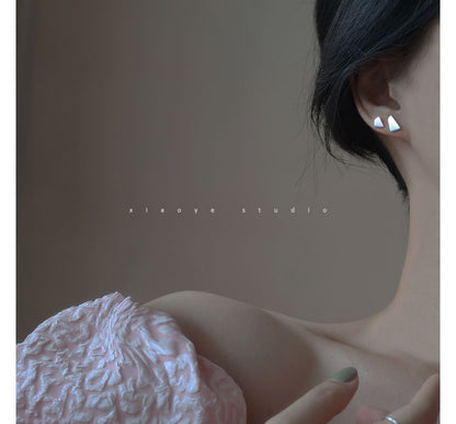 Silver Earring Sterling Geometric