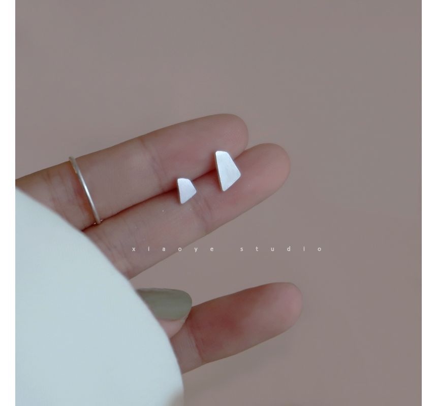 Silver Earring Sterling Geometric