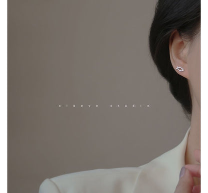 Sterling Silver Earring Fish