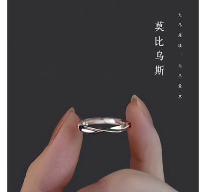 Silver Sterling Twisted Open Ring