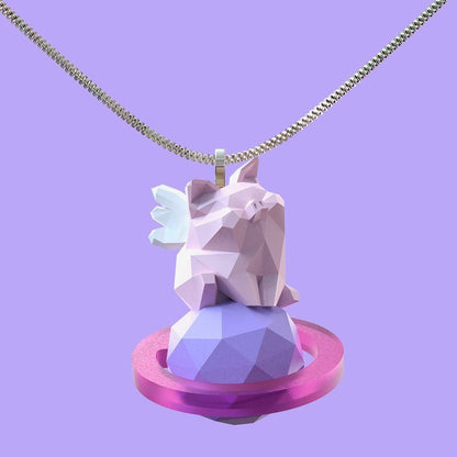 Planet Necklace Pig