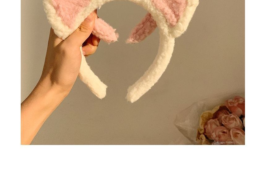 Headband Cat Ear Chenille