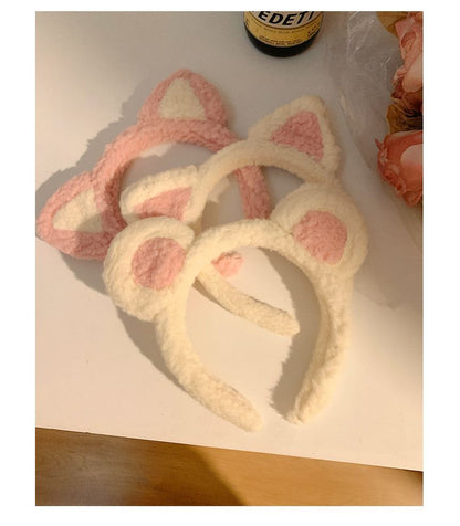 Headband Cat Ear Chenille