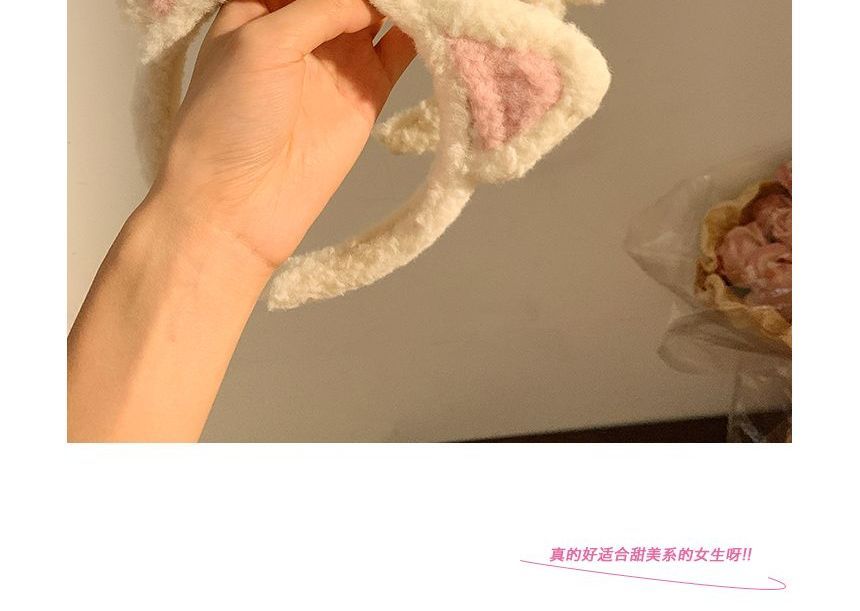 Headband Cat Ear Chenille