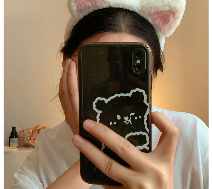 Headband Cat Ear Chenille