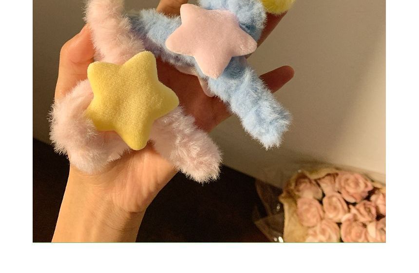 Star Clamp Chenille Hair