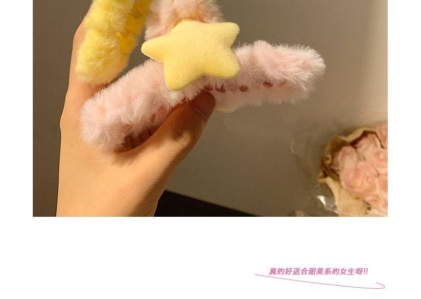 Star Clamp Chenille Hair