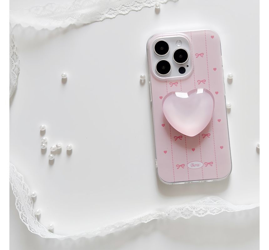 Stand / Heart Case Bow Phone