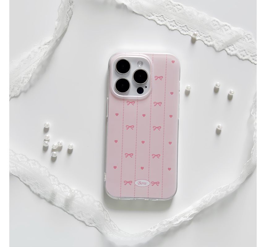 Stand / Heart Case Bow Phone