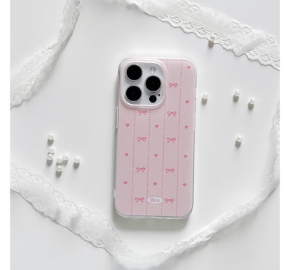 Stand / Heart Case Bow Phone