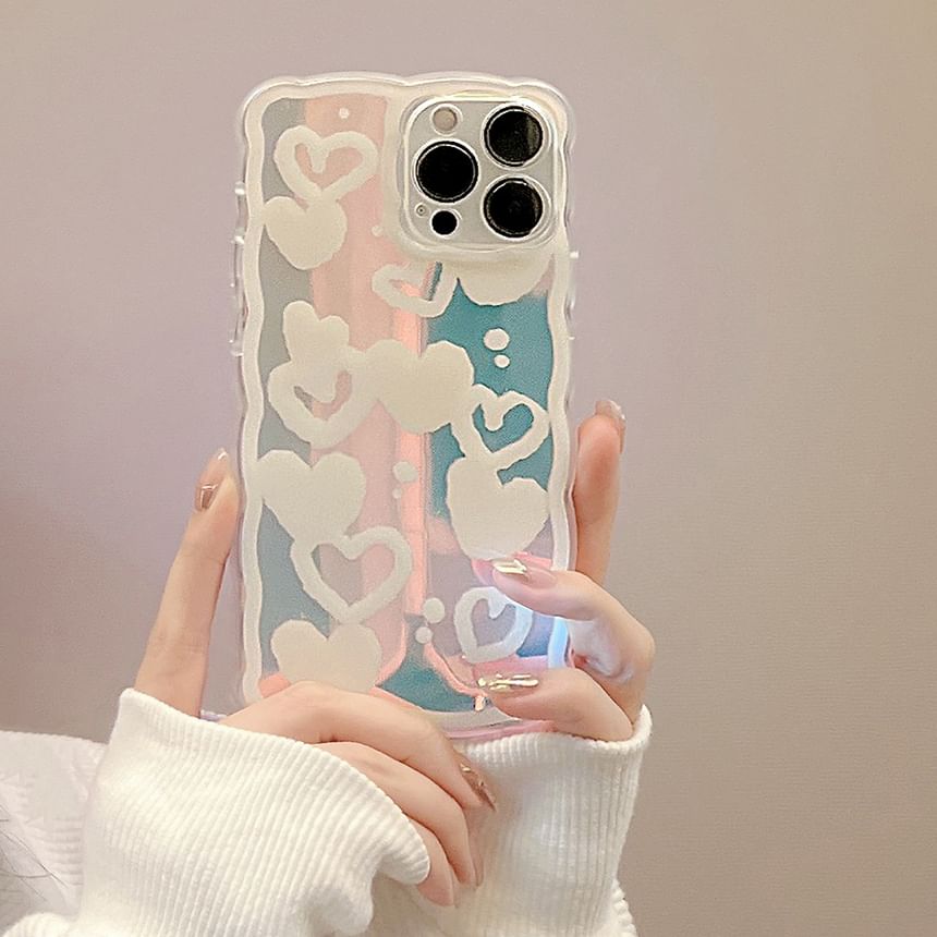 Case Heart Holographic Phone
