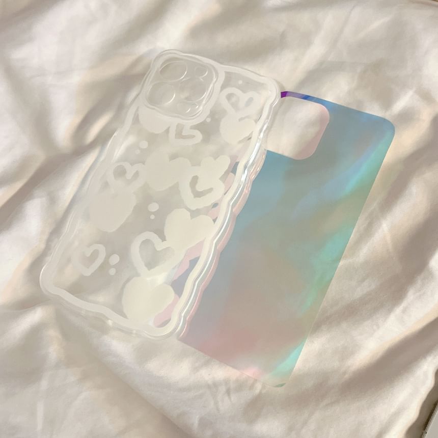 Case Heart Holographic Phone