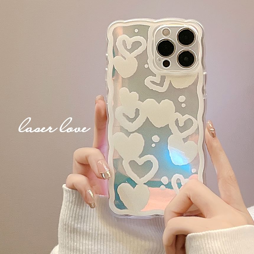 Case Heart Holographic Phone