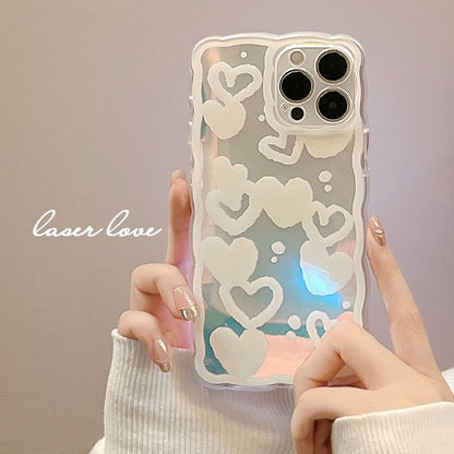 Case Heart Holographic Phone