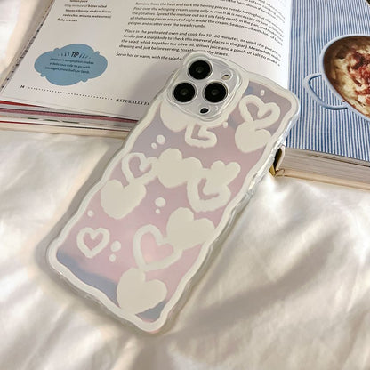 Case Heart Holographic Phone