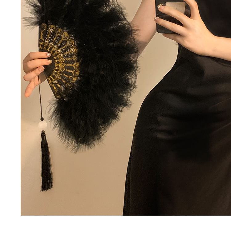 Designs) Lace Fan Hand (Various Foldable