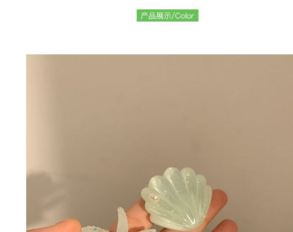 Pearl Faux Clip Starfish Shell Resin Hair /