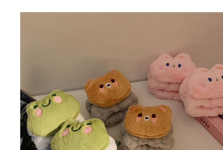 Animal Face Wash Wrist Designs) Band (Various Chenille