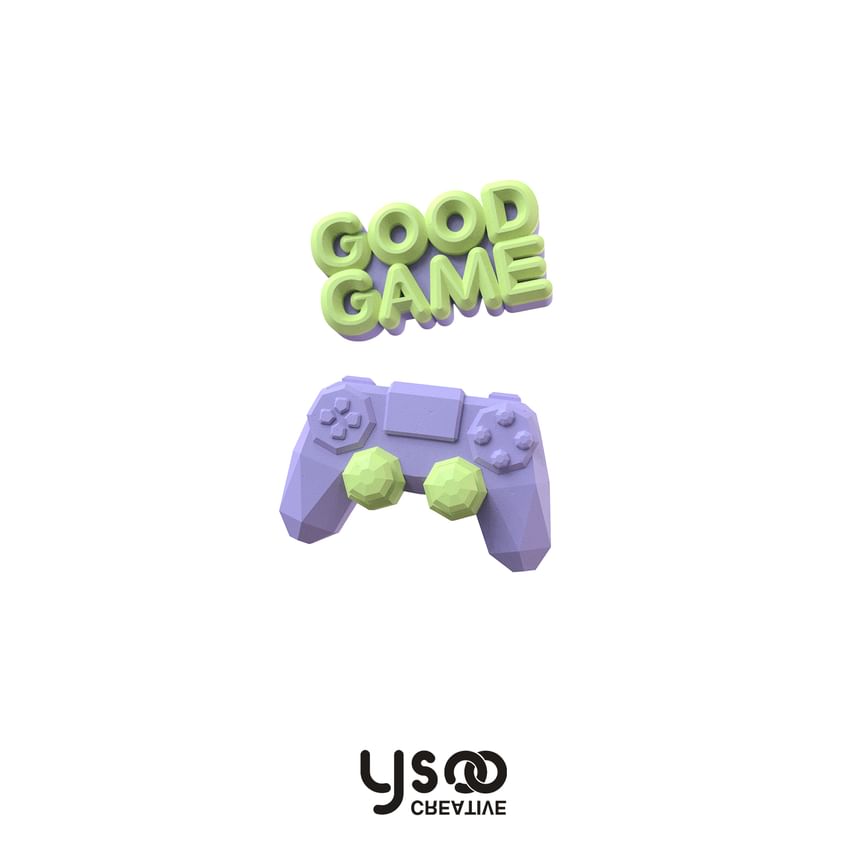 / Ear Cuff Drop Earring Clip-On Gamepad Asymmetrical Lettering