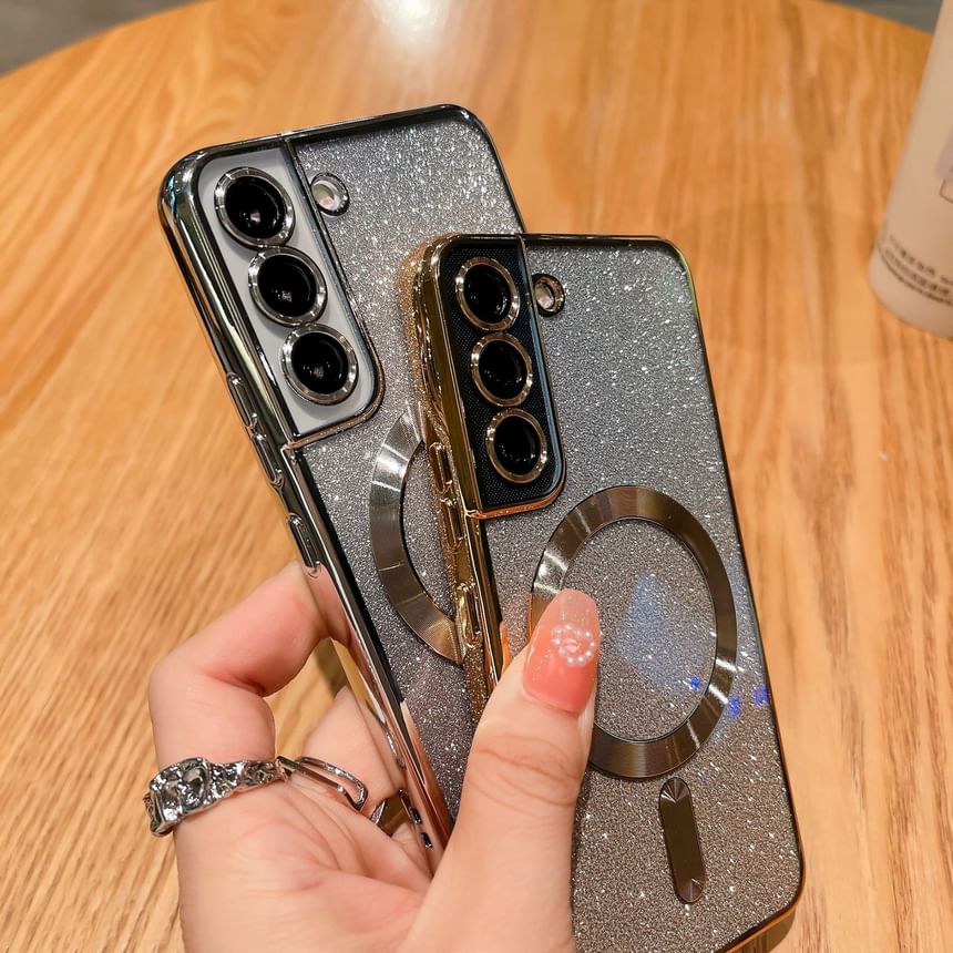 Magnetic Phone Glitter Case