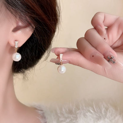 Drop / Earring Clip-On Faux Pearl