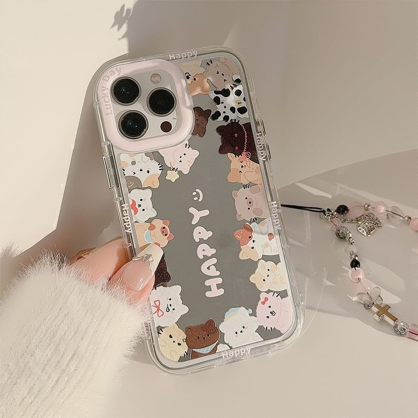 Cat Phone Case Mirrored