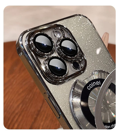 Ring Glitter Case Phone Stand