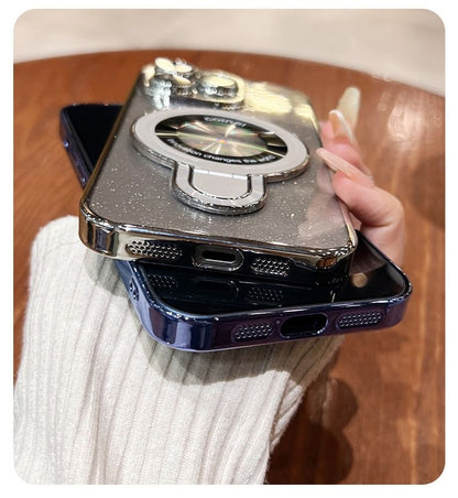 Ring Stand Glitter Phone Case