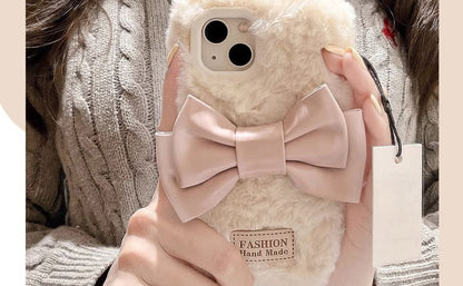 Case Phone Bow Chenille