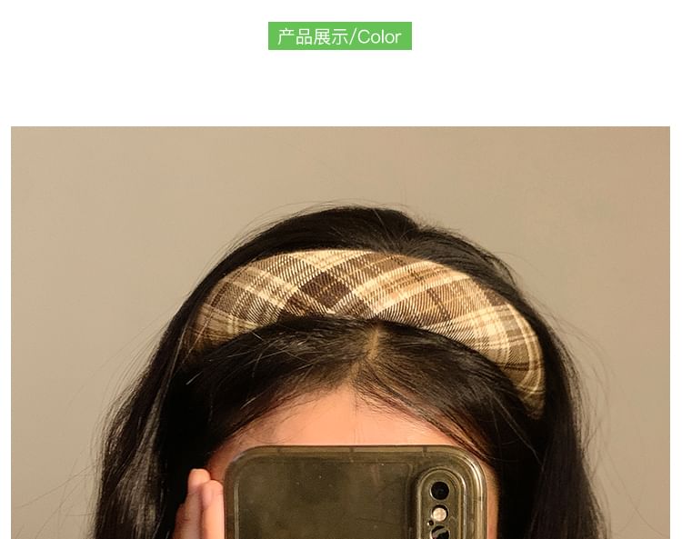 Plaid Headband