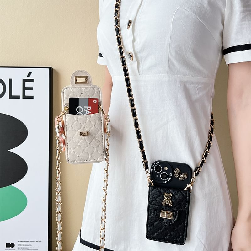 Bear Card Holder Case Phone